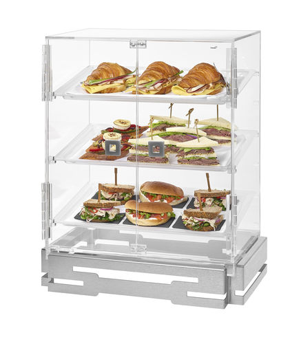 Vetrina da bancone - BD129 - Rosseto Serving Solutions - contemporanea / in vetro / contract