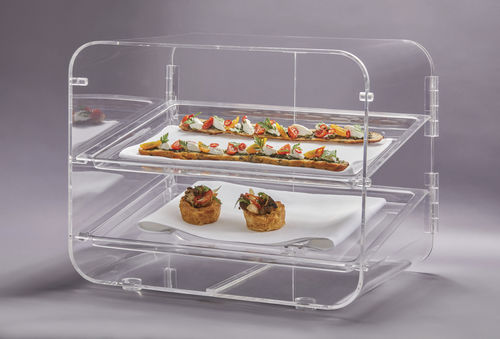 Espositore per prodotti alimentari - BD145 - Rosseto Serving Solutions - da bancone / in acrilico / per panetteria