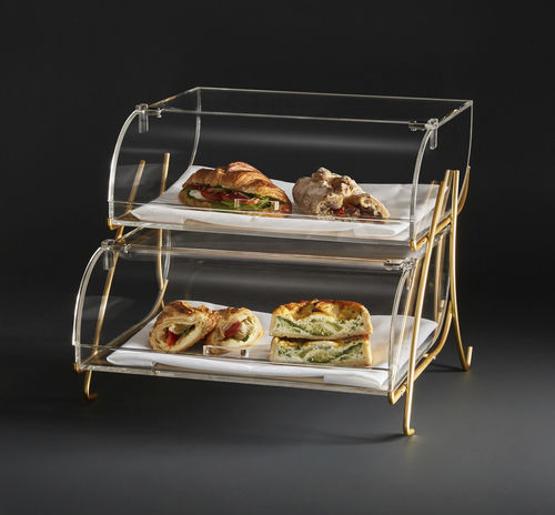 Espositore per prodotti alimentari - BK020 - Rosseto Serving Solutions - da bancone / in metallo / in acrilico