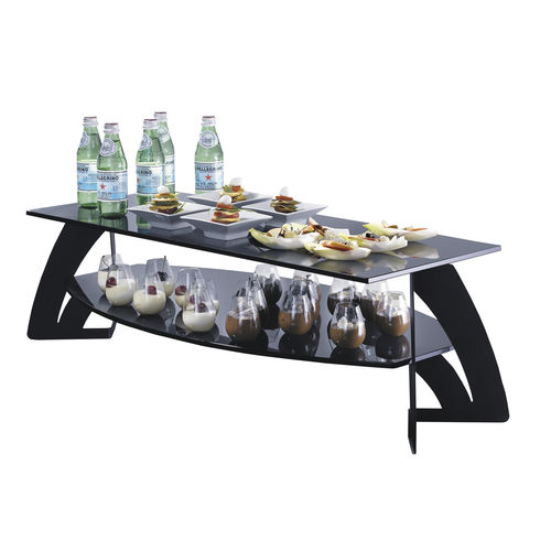 Espositore per prodotti alimentari - SK035 - Rosseto Serving Solutions - in acciaio / in vetro / tavolo