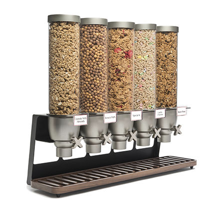 Dispenser di prodotti alimentari secchi da bancone - EZ522 - Rosseto Serving Solutions - per bar / per ospedale / per hotel