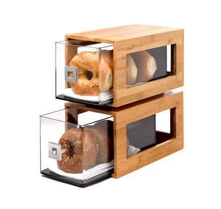 Espositore per prodotti alimentari - BD102 - Rosseto Serving Solutions - da bancone / in legno / per pasticceria