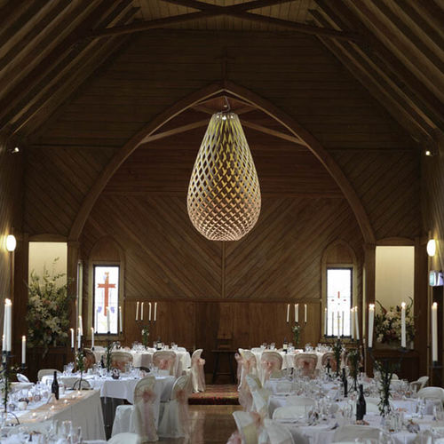 Lampada a sospensione - KŌURA - David Trubridge Design - in bambù / in legno compensato / contemporanea