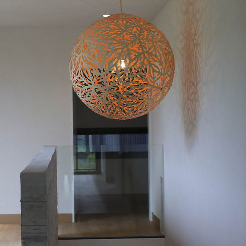 Lampada a sospensione - SOLA - David Trubridge Design - in bambù / in legno compensato / contemporanea