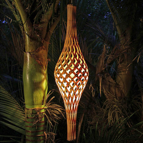 Lampada a sospensione - NĪKAU - David Trubridge Design - in bambù / in legno compensato / contemporanea