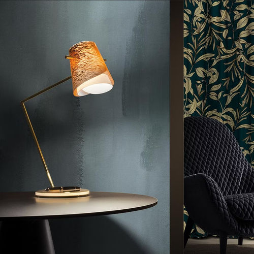 Lampada per ufficio - OVERLAY THE IDEAL - Slamp - in ottone / in Lentiflex® / in Cristalflex®