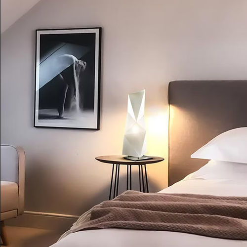 Lampada da comodino - DIAMOND - Slamp - in Opalflex® / contemporanea / con cavo