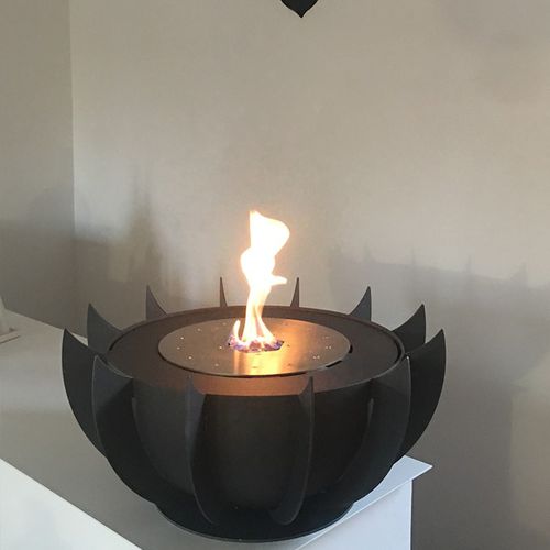 Camino a bioetanolo - LOTUS - IGNISIAL Paris - da appoggio / da esterno / con focolare aperto