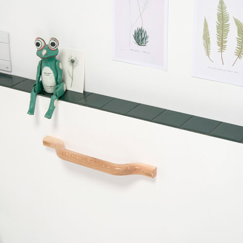 Portasalviette a 1 barra - EVMFN SERIES - EVER Life Design - da parete / in legno / satinato