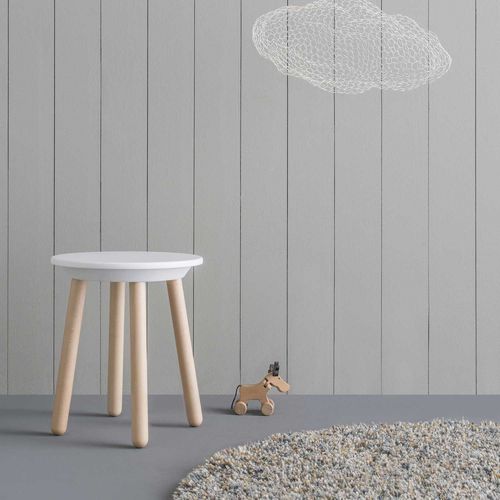 Sgabello contemporaneo - EVRUS - EVER Life Design - in legno / con supporto in faggio / contract