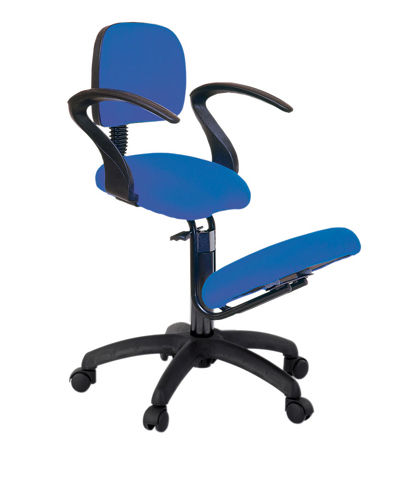 Sedia contemporanea - S-2703 - ECOPOSTURAL - in tessuto / ergonomica con poggia ginocchia / contract