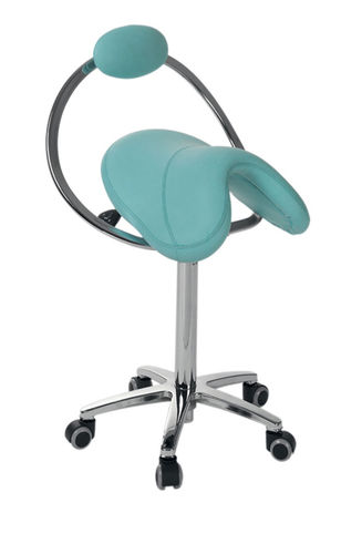 Sgabello operativo a forma di sella - S-5662 - ECOPOSTURAL - per centro estetico