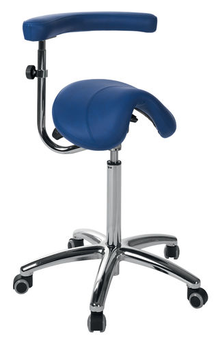 Sgabello operativo a forma di sella - S-5633 - ECOPOSTURAL - per centro estetico