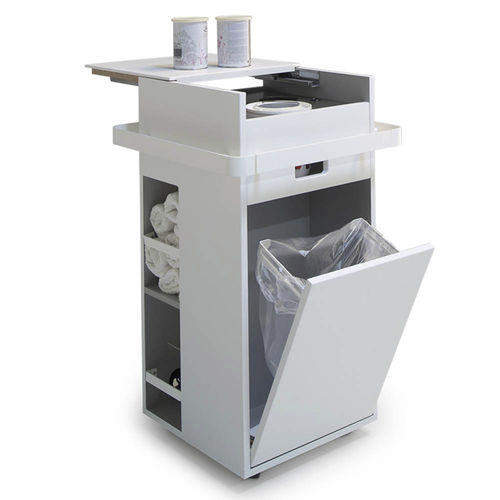 Carrello terapia - MLX Wax  - Gharieni Group - per centro estetico / in laminato