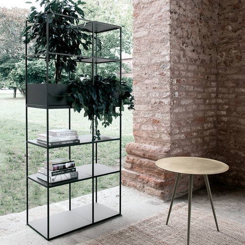 Scaffale modulare - ATELIER  - extendo - contemporaneo / in acciaio con rivestimento a polvere / in marmo