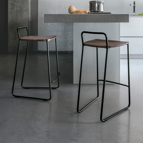 Sedia alta contemporanea - DANSKE-C  - extendo - da interno / in rovere / in noce