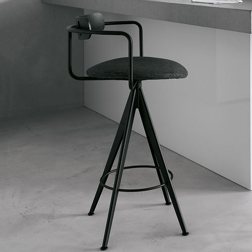 Sedia alta contemporanea - ECH6 - extendo - da interno / in tessuto / con supporto in acciaio