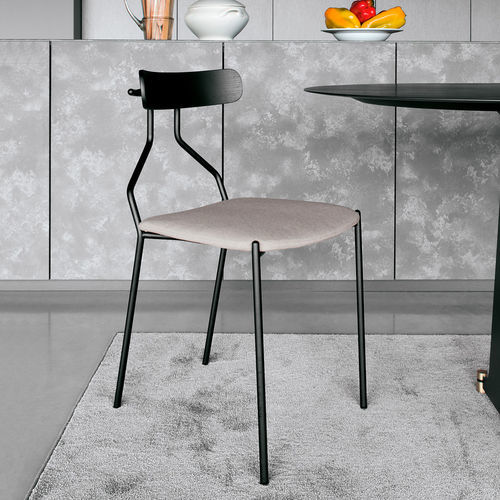 Sedia contemporanea - ECH8 - extendo - da interno / in tessuto / in rovere