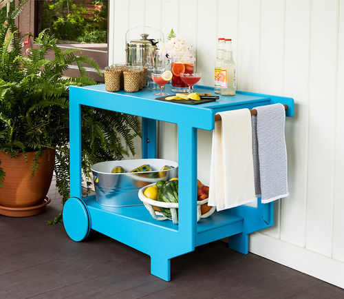 Carrello portavivande di servizio - LOLLYGAGGER BAR CART - Loll Designs - per hotel / per struttura sanitaria / per ristorante