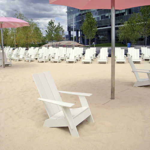 Poltrona moderna - 3 SLAT ADIRONDACK - Loll Designs - in polietilene / riciclabile / impermeabile