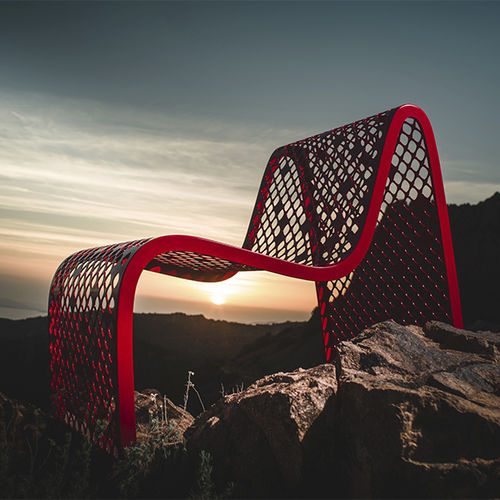 Poltrona urbana contemporanea - ELINIUM - CYRIA | Mobilier Urbain - in acciaio / colore personalizzabile / per spazi pubblici