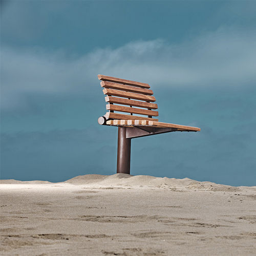 Poltrona urbana contemporanea - FUNGI - CYRIA | Mobilier Urbain - in legno / in acciaio / colore personalizzabile