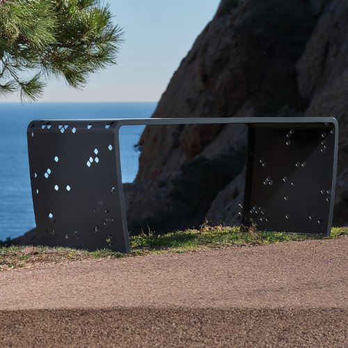 Tavolo contemporaneo - ELINIUM - CYRIA | Mobilier Urbain - in acciaio / in acciaio galvanizzato / in metallo verniciato