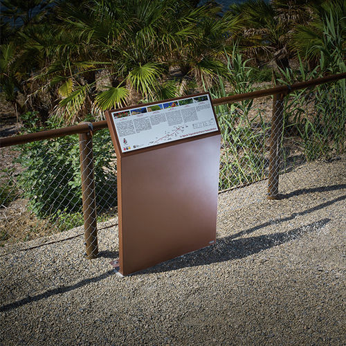 Totem di segnalazione - EUDALD 2 - CYRIA | Mobilier Urbain - pubblicitario / decorativo / in corten