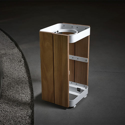 Portarifiuti pubblico - KAISEKI - CYRIA | Mobilier Urbain - in acciaio galvanizzato / in acciaio / in acciaio inossidabile