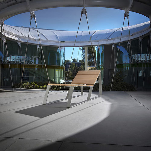 Sdraio contemporaneo - KAISEKI - CYRIA | Mobilier Urbain - in legno / in acciaio / da esterno