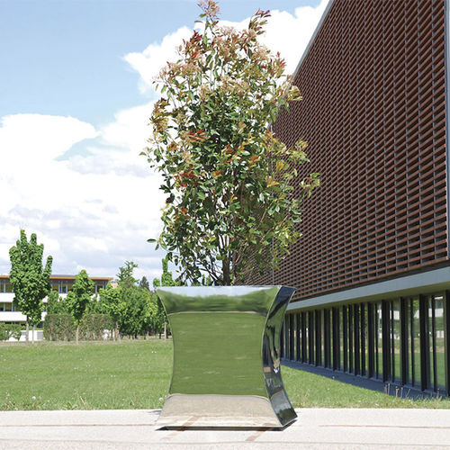 Grande fioriera in acciaio galvanizzato - MISS FLOWER 3 - CYRIA | Mobilier Urbain - in acciaio COR-TEN® / in acciaio termolaccato / contemporanea