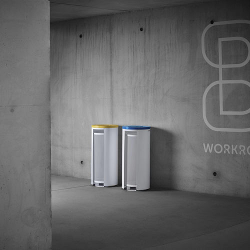 Portarifiuti per raccolta differenziata - MONSIEUR - CYRIA | Mobilier Urbain - in acciaio galvanizzato / in acciaio / in acciaio inossidabile