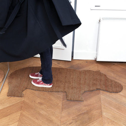 Tappeto contemporaneo - HIPPO MAT - Droog - a tinta unita / in PVC / tufted