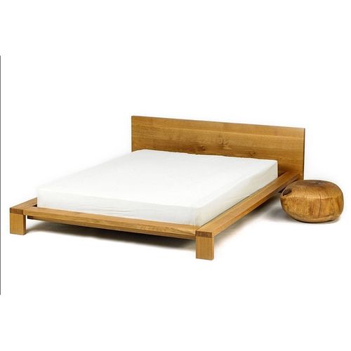 Letto matrimoniale - MERCÉ - Woodloops - contemporaneo / in rovere / in noce
