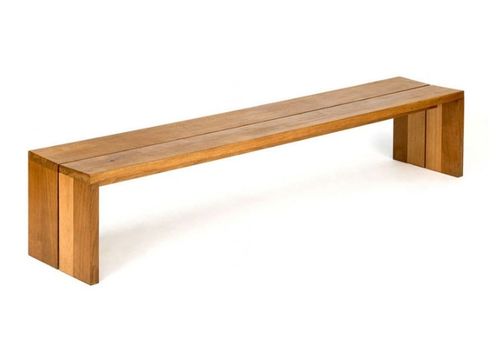 Panca da giardino contemporanea - NI_NA - Woodloops - in legno