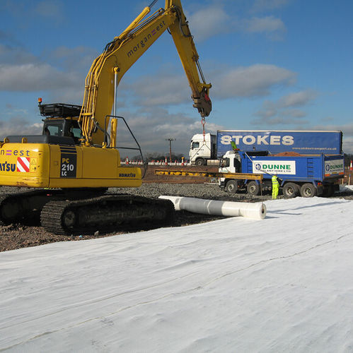 Geotessile tessuto - BASETEX® - Tensar International - in poliestere / di consolidamento / portante