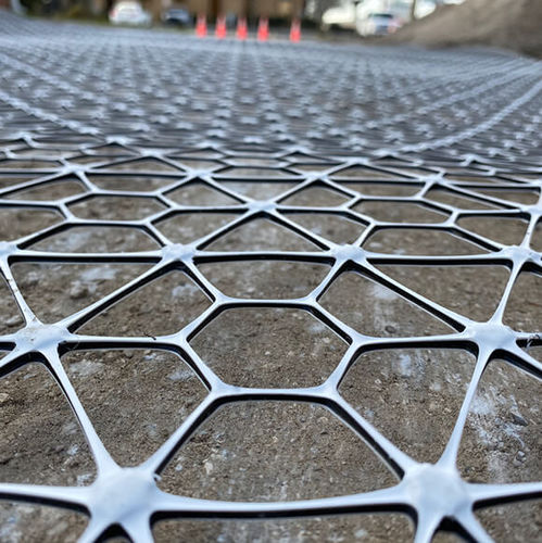 Geogriglia per stabilizzazione dei terreni - INTERAX® (NX) - Tensar International - per fondazione / per pavimentazione / per strada