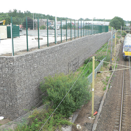 Gabbione modulare - TENSARTECH® ROCKWALL™ - Tensar International - per sicurezza / per muro / per le rive dei fiumi