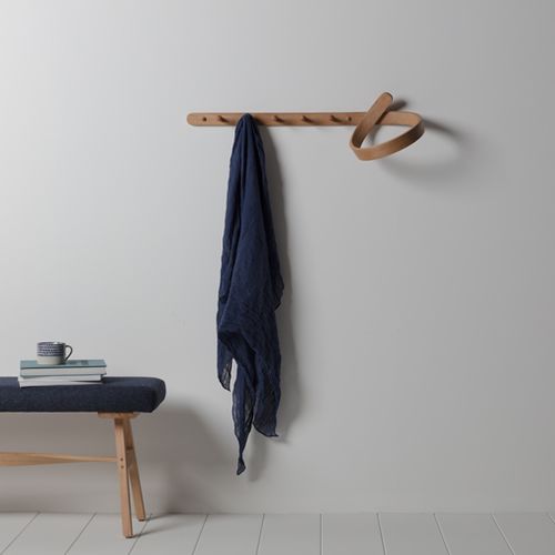 Appendiabiti a muro - LOOP - Tom Raffield - contemporaneo / in legno
