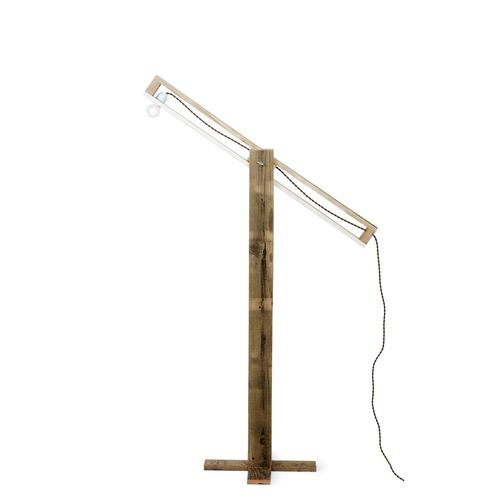 Lampada da terra - PALLET  - studiomama - in legno / design originale / con cavo