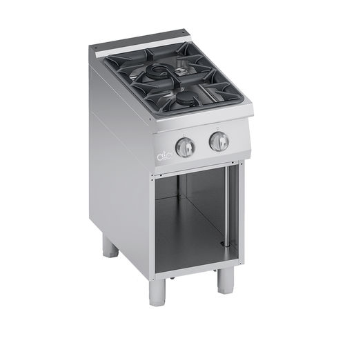 Blocco cottura a gas - K7GCU05VV - ATA - 2 fuochi / 1 forno / in ghisa