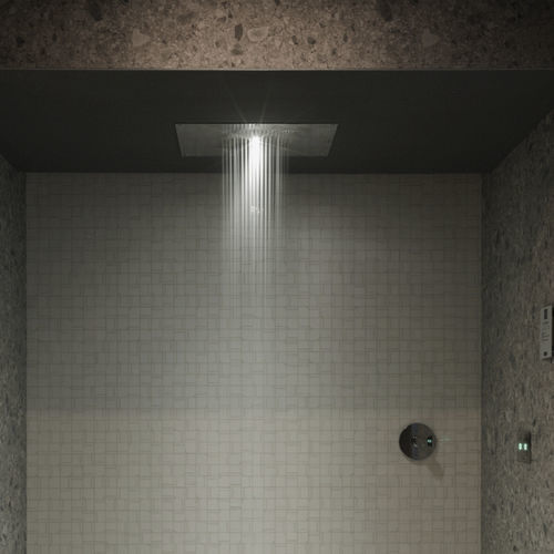 Soffione doccia da soffitto - SHOWER ONE - Starpool - rettangolare / a pioggia / a cascata