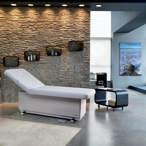 Lettino per massaggi elettrico - VERSUS 1M - Lemi BEAUTY & SPA - in legno / ad altezza regolabile / riscaldato