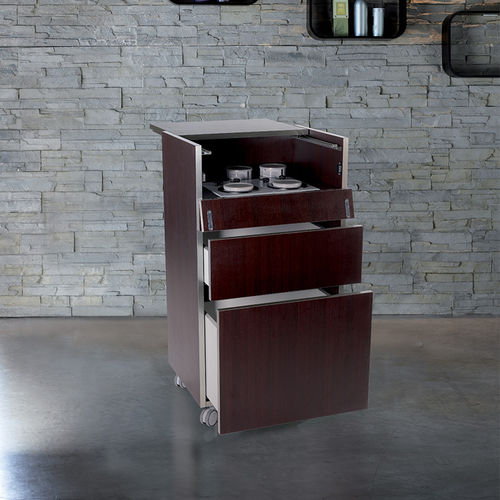 Carrello terapia - T-WAX - Lemi BEAUTY & SPA - per centro estetico / in legno