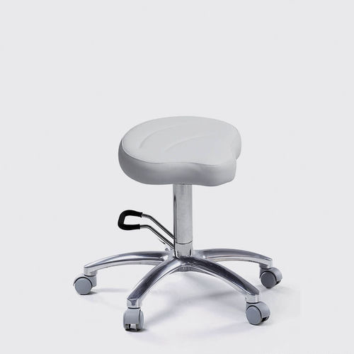 Sgabello operativo con supporto in metallo - 040 - Lemi BEAUTY & SPA - regolabile / con rotelle / per centro estetico