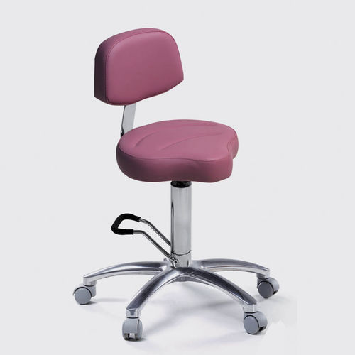 Sgabello operativo con supporto in metallo - 040/S - Lemi BEAUTY & SPA - regolabile / con rotelle / per centro estetico