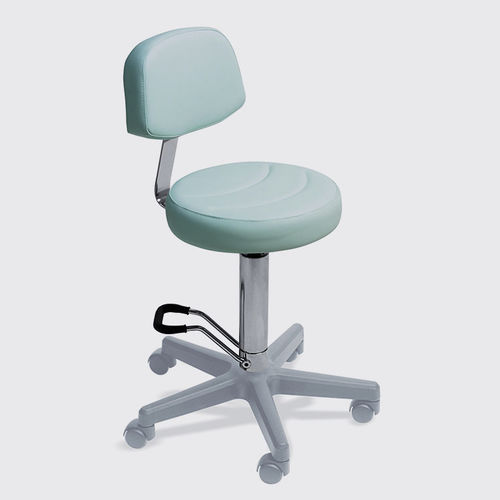 Sgabello operativo contemporaneo - 010/S - Lemi BEAUTY & SPA - in ecopelle / con supporto in metallo / imbottito