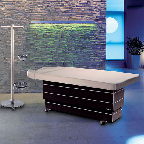 Lettino per massaggi elettrico - AYURVEDA V - Lemi BEAUTY & SPA - in legno / ad altezza regolabile / su misura