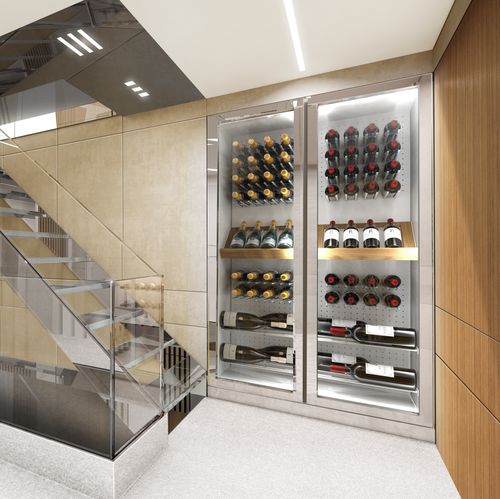 Cantinetta di servizio - ASSOLUTA - ESIGO - per barca / da incasso / in legno