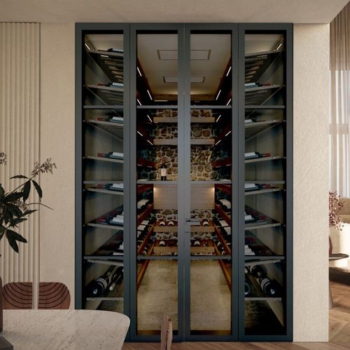 Portabottiglie in legno - ESIGO 20 WH3 - ESIGO - a muro / contract / su misura